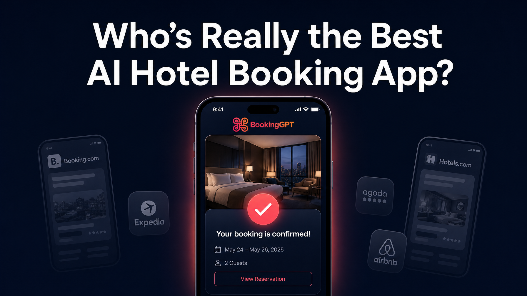 Best AI hotel booking app comparison 2026 - BookingGPT